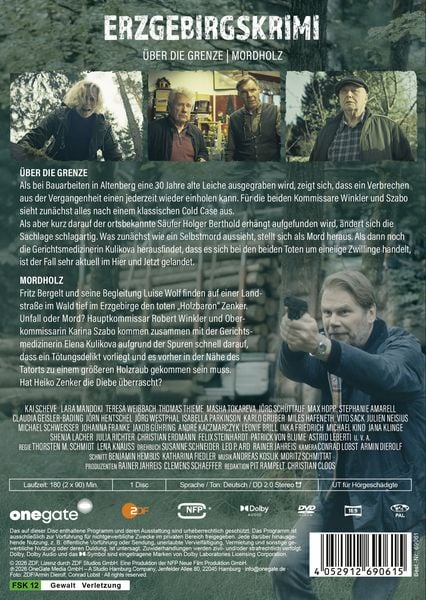 Produktbild: Erzgebirgskrimi: &Uuml;ber die Grenze / Mordholz
