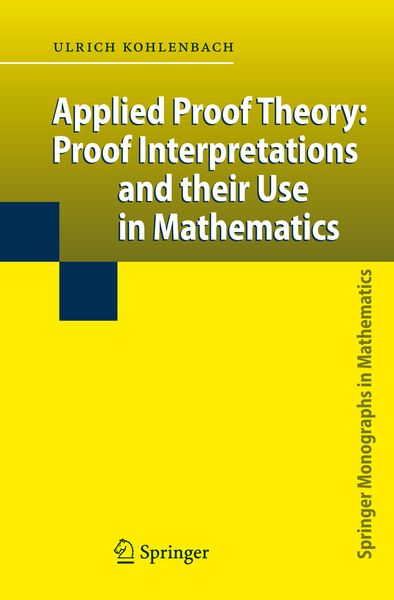 Produktbild: Applied Proof Theory: Proof Interpretations and their Use in Mathematics