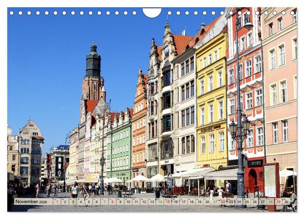 Produktbild: Zauberhaftes Breslau (Wandkalender 2026 DIN A4 quer), CALVENDO Monatskalender