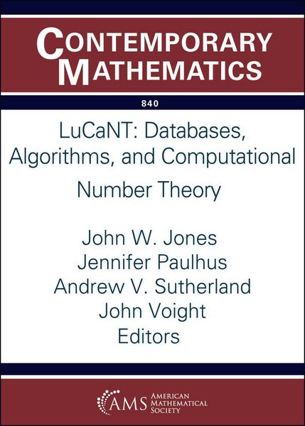 Produktbild: LuCaNT: Databases, Algorithms, and Computational Number Theo