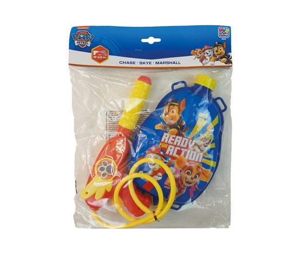 Produktbild: PAW PATROL Wasserpistole mit Rucksacktank mehrfarbig 6x17x28cm