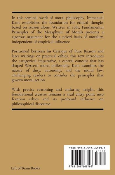 Produktbild: Fundamental Principles of the Metaphysic of Morals