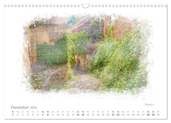 Produktbild: Romantisches P&eacute;rigord (Wandkalender 2026 DIN A3 quer), CALVENDO Monatskalender