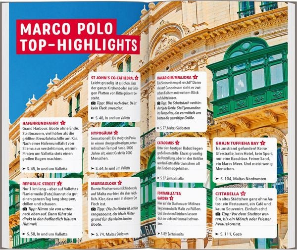 Produktbild: MARCO POLO Reisef&uuml;hrer Malta & Gozo