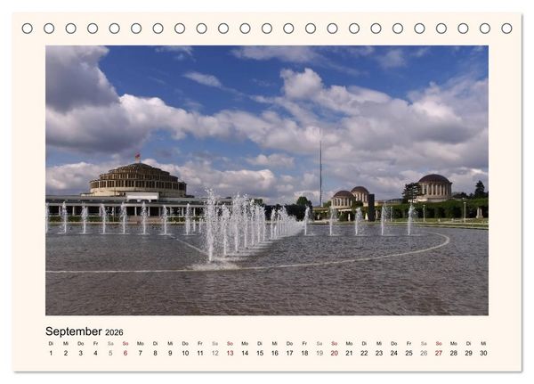 Produktbild: Breslau - Schlesiens Herz an der Oder (Tischkalender 2026 DIN A5 quer), CALVENDO Monatskalender