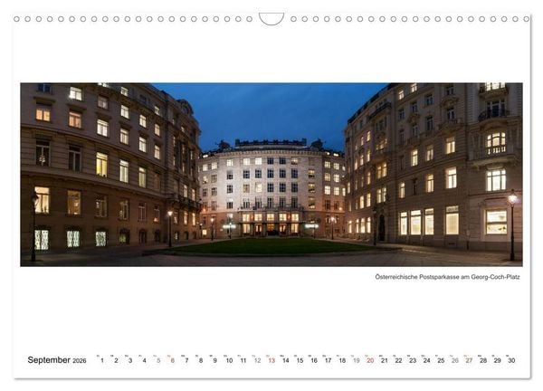 Produktbild: Wien Panoramen (Wandkalender 2026 DIN A3 quer), CALVENDO Monatskalender