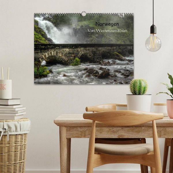 Produktbild: Norwegen - Vom Westen zum S&uuml;den (Wandkalender 2026 DIN A3 quer), CALVENDO Monatskalender