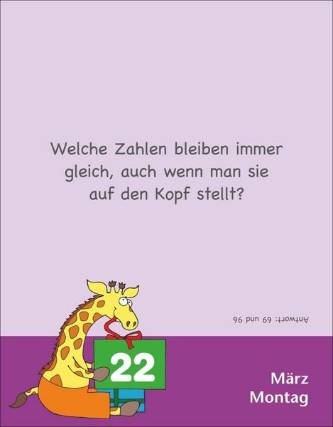 Produktbild: Witze f&uuml;r Kids Tagesabrei&szlig;kalender 2027