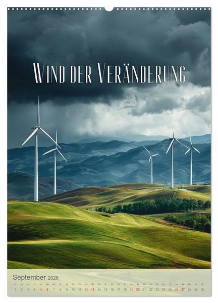 Produktbild: Unsere Erde atmet (Wandkalender 2026 DIN A2 hoch), CALVENDO Monatskalender