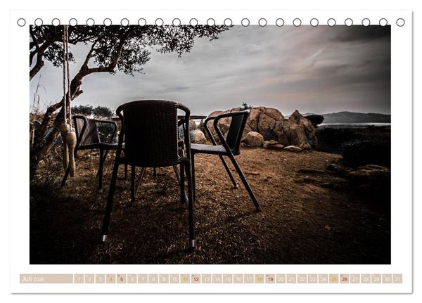 Produktbild: Sardinien Impressionen (Tischkalender 2026 DIN A5 quer), CALVENDO Monatskalender