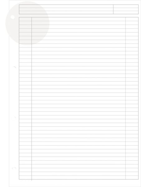 Produktbild: OXFORD Collegeblock International Notebook, A4+ 6 mm liniert orange