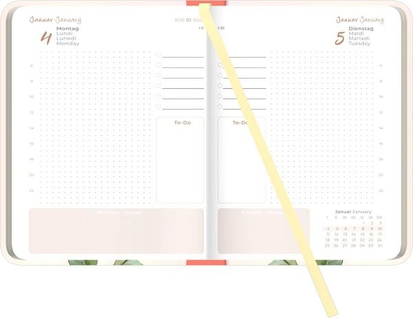 Produktbild: Daily Journal Roses 2027