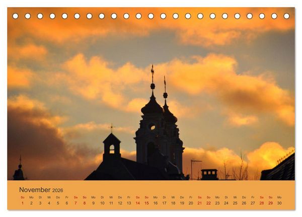 Produktbild: Vilnius im Detail (Tischkalender 2026 DIN A5 quer), CALVENDO Monatskalender