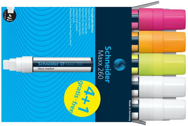 Produktbild: Schneider Decomarker Maxx 260 sortiert Box 5,0 - 15,0 mm, 5er Set