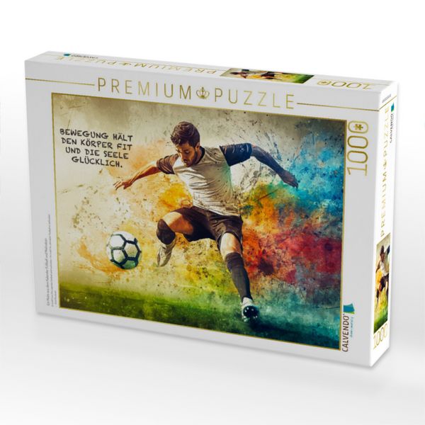 Produktbild: CALVENDO Puzzle Ein Motiv aus dem Kalender Fu&szlig;ball und Motivation | 1000 Teile Lege-Gr&ouml;&szlig;e 64x48cm Foto-Puzzle f&uuml;r gl&uuml;ckliche Stunden