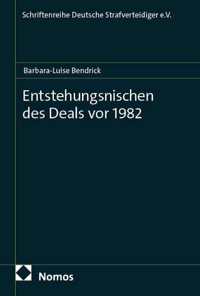Produktbild: Entstehungsnischen des Deals vor 1982