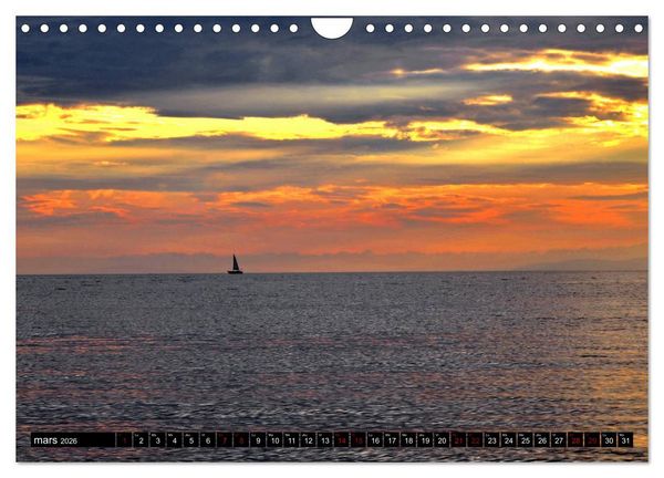 Produktbild: Un oc&eacute;an de lumi&egrave;re (Calendrier mural 2026 DIN A4 vertical), CALVENDO calendrier mensuel