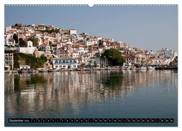 Produktbild: Skiathos + Skopelos (hochwertiger Premium Wandkalender 2026 DIN A2 quer), Kunstdruck in Hochglanz