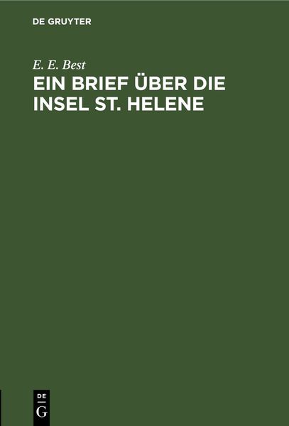 Produktbild: Ein Brief &uuml;ber die Insel St. Helene