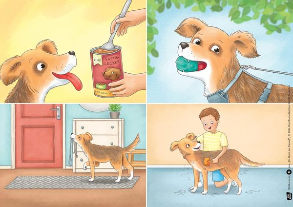 Produktbild: Ein Hund als Freund. Leben mit einem Haustier: viel Freude &ndash; viele Aufgaben. Kamishibai Bildkartenset
