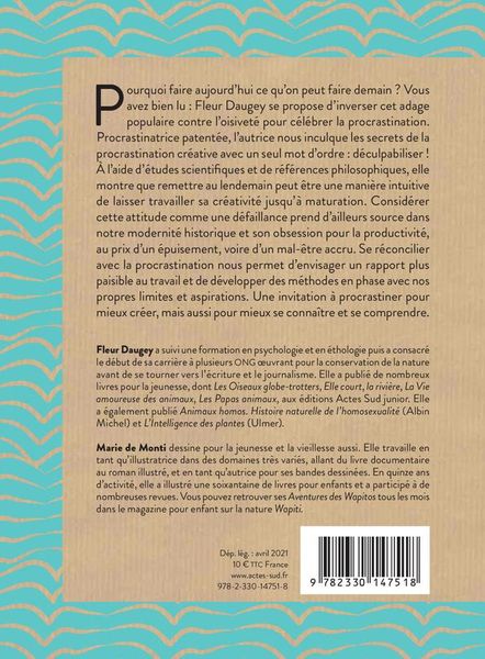 Produktbild: Procrastiner pour mieux cr&eacute;er