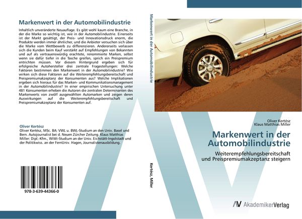 Produktbild: Markenwert in der Automobilindustrie