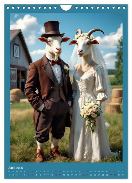 Produktbild: Nicht nur ein Vogel wollte Hochzeit halten (Wandkalender 2026 DIN A4 hoch), CALVENDO Monatskalender