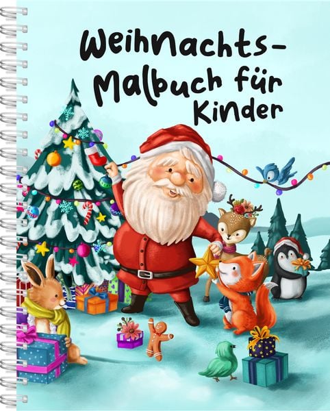 Weihnachts-Malbuch für Kinder, Gebundene Ausgabe von Topulo-Verlag, Topulo Verlag, 978-3-689-05081-8