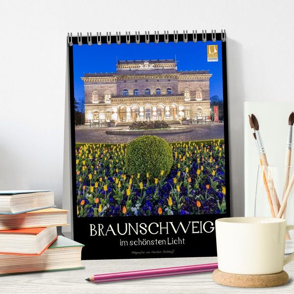 Produktbild: Braunschweig im sch&ouml;nsten Licht (Tischkalender 2026 DIN A5 hoch), CALVENDO Monatskalender