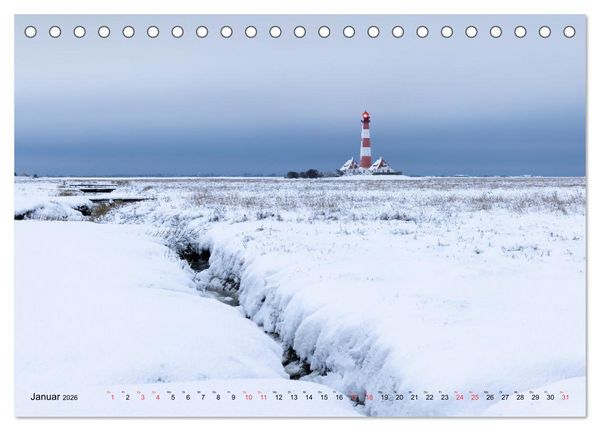 Produktbild: Wundersch&ouml;nes Eiderstedt (Tischkalender 2026 DIN A5 quer), CALVENDO Monatskalender