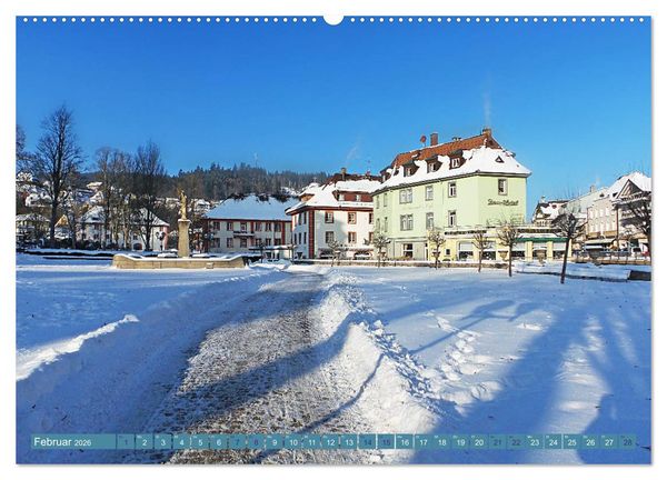 Produktbild: St. Blasien - Dom- und Kurstadt (Wandkalender 2026 DIN A2 quer), CALVENDO Monatskalender