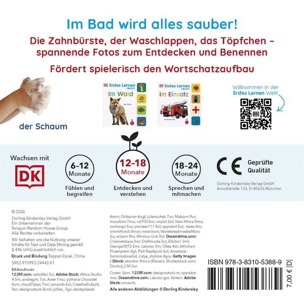 Produktbild: Erstes Lernen Pocket. Im Bad