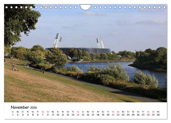 Produktbild: Bremen - Die Hansestadt an der Weser (Wandkalender 2026 DIN A4 quer), CALVENDO Monatskalender