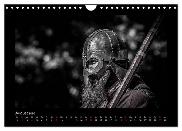Produktbild: Wikinger und Krieger (Wandkalender 2026 DIN A4 quer), CALVENDO Monatskalender