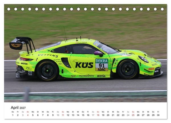 Produktbild: Motorsport aus Zuffenhausen (Tischkalender 2027 DIN A5 quer), CALVENDO Monatskalender