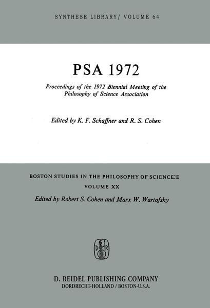 Produktbild: Proceedings of the 1972 Biennial Meeting of the Philosophy of Science Association