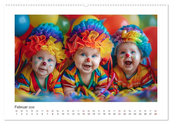 Produktbild: Unsere s&uuml;&szlig;en Knirpse (hochwertiger Premium Wandkalender 2026 DIN A2 quer), Kunstdruck in Hochglanz