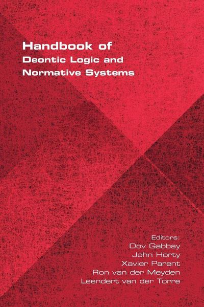 Produktbild: Handbook of Deontic Logic and Normative Systems