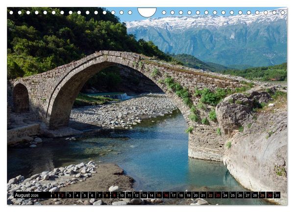 Produktbild: Landschaften in Albanien (Wandkalender 2026 DIN A4 quer), CALVENDO Monatskalender