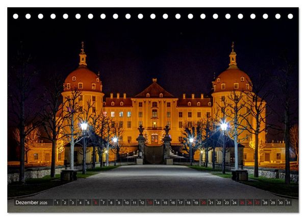 Produktbild: Moritzburg mit Schlossansichten (Tischkalender 2026 DIN A5 quer), CALVENDO Monatskalender