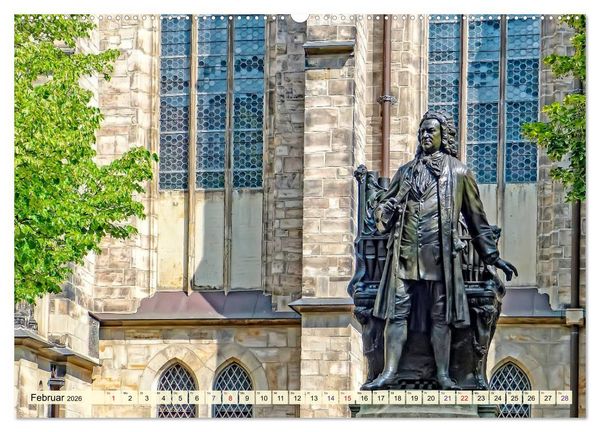 Produktbild: Leipzig - meine Stadt mit viel Herz (hochwertiger Premium Wandkalender 2026 DIN A2 quer), Kunstdruck in Hochglanz