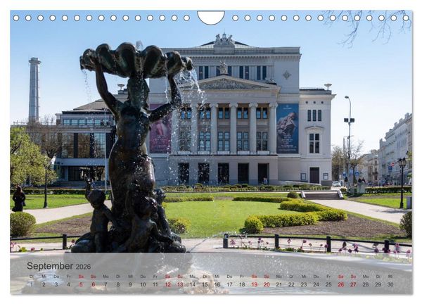 Produktbild: Riga - Paris des Ostens (Wandkalender 2026 DIN A4 quer), CALVENDO Monatskalender