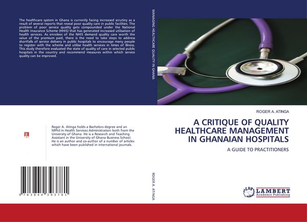 Produktbild: A Critique Of Quality Healthcare Management in Ghanaian Hospitals