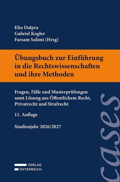 Produktbild: &Uuml;bungsbuch zur Einf&uuml;hrung in die Rechtswissenschaften und ihre Methoden