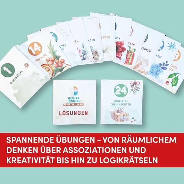 Produktbild: Gehirnjogging &ndash; Adventskalender