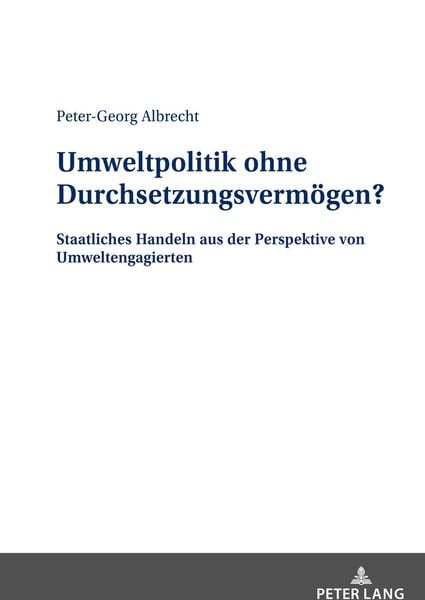 Produktbild: Umweltpolitik ohne Durchsetzungsverm&ouml;gen?