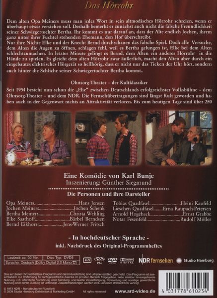 Produktbild: Ohnsorg Theater - Das H&ouml;rrohr