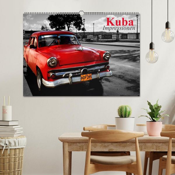Produktbild: Kuba &bull; Impressionen (Wandkalender 2026 DIN A2 quer), CALVENDO Monatskalender
