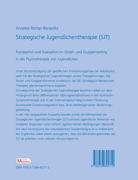 Produktbild: Strategische Jugendlichentherapie (SJT)