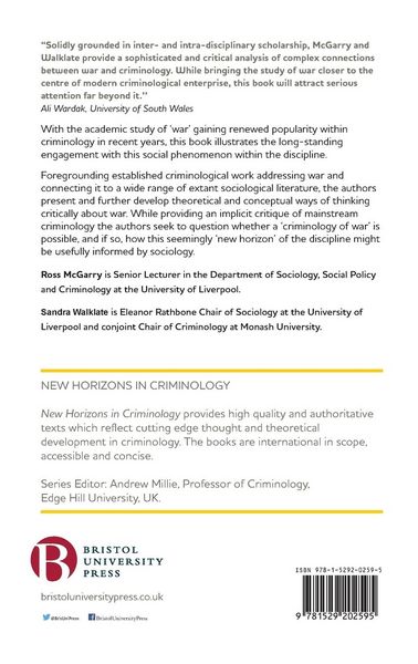 Produktbild: A Criminology of War?